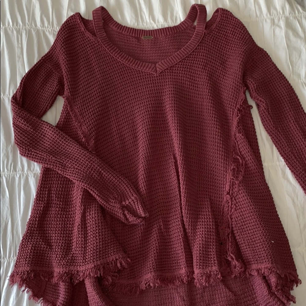 NWOT Free people knitted sweater
